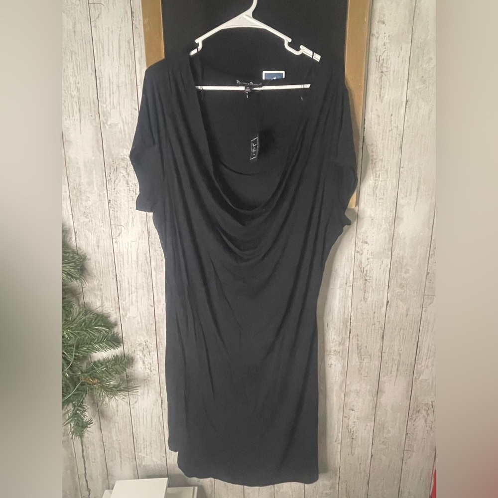 NWT Mercer & Madison Short Sleeve Black Dress